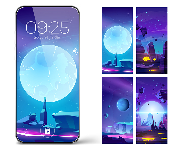 Design of screen illustration
